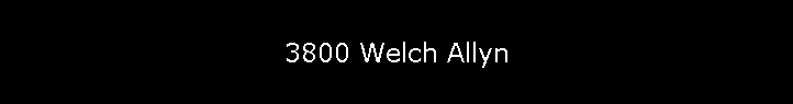 3800 Welch Allyn