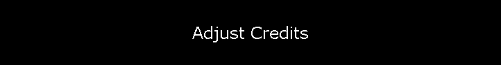 Adjust Credits