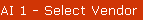 AI 1 - Select Vendor Invoices