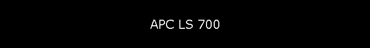 APC LS 700