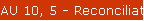 AU 10, 5 - Reconciliation Reorganize