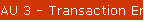 AU 3 - Transaction Entry