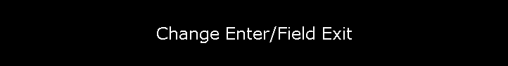 Change Enter/Field Exit