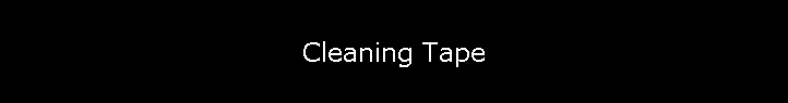 Cleaning Tape