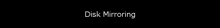 Disk Mirroring