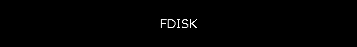 FDISK