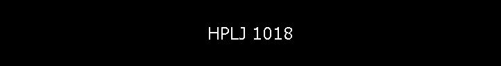 HPLJ 1018