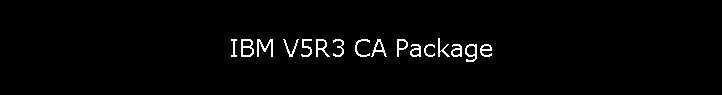 IBM V5R3 CA Package