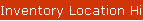 Inventory Location Hierarchy