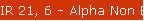 IR 21, 6 - Alpha Non Barcode