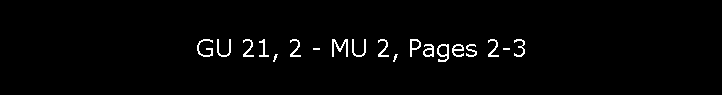 GU 21, 2 - MU 2, Pages 2-3