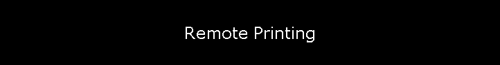 Remote Printing