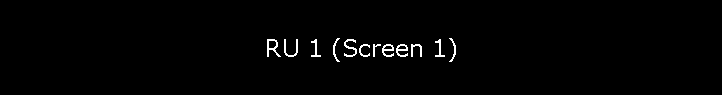 RU 1 (Screen 1)