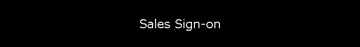 Sales Sign-on